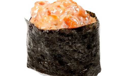 Острые суши  - окунь (1шт)