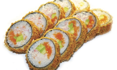 California "tempura" maki (10tk)