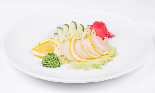 Sashimi kammkarp (3tk)