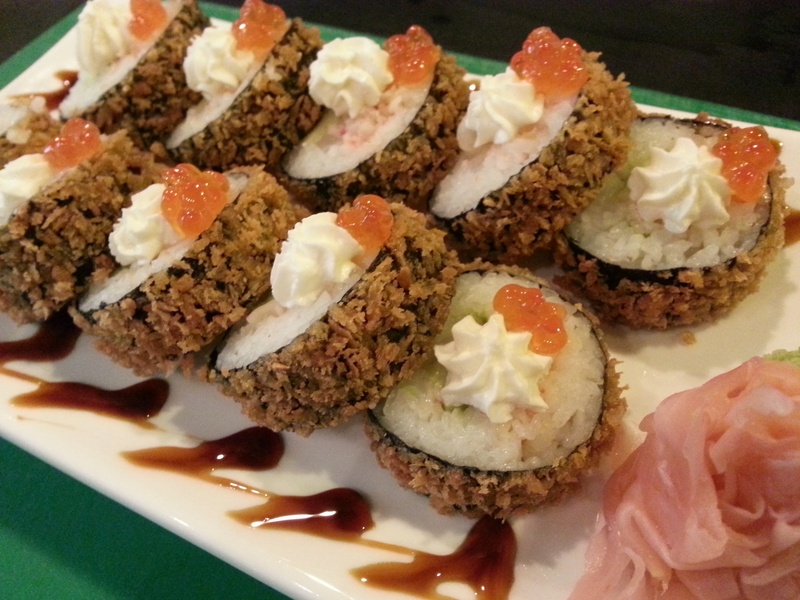 Okinava «tempura» maki (10tk)