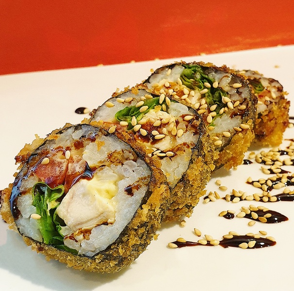 Caesar «tempura» maki kanaga (10tk)