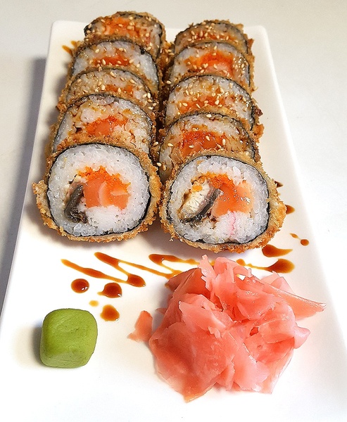Las Vegas «tempura» maki (10tk)