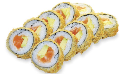 Tempura maki võikalaga(10 tk)